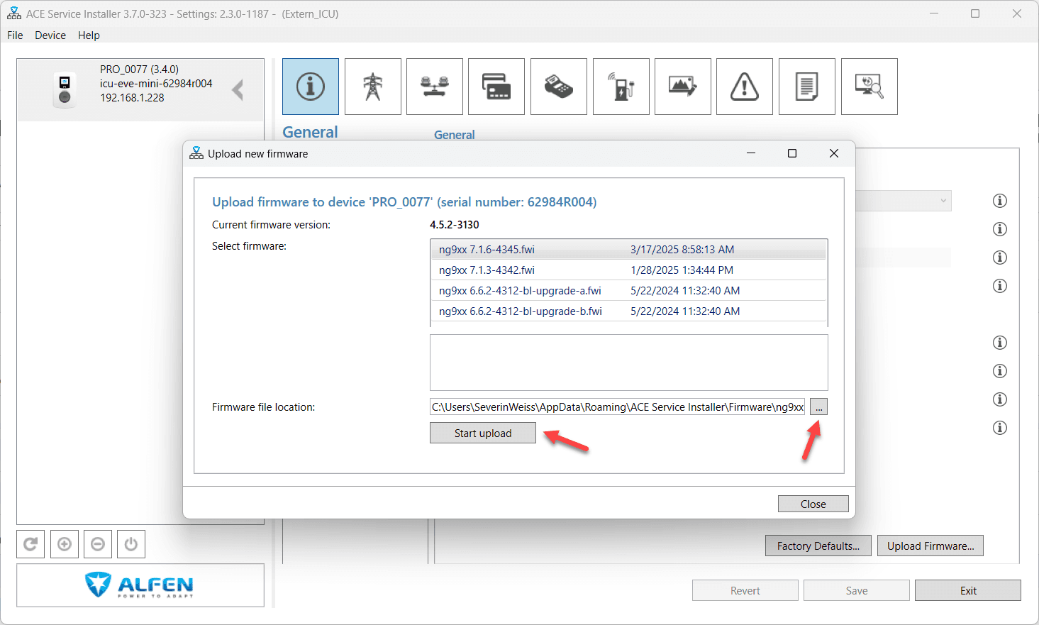 FIRMWARE-UPLOAD
