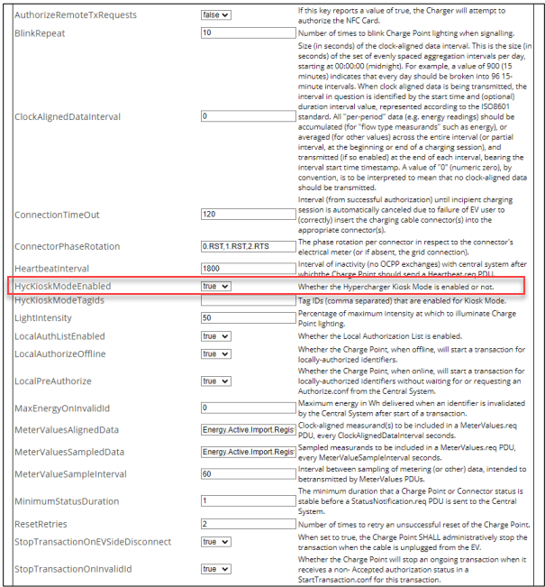 OCPP-CONFIGURATION