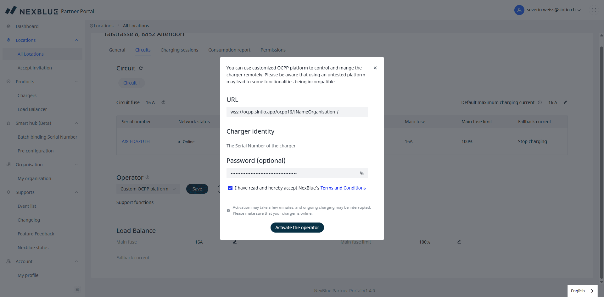 SET_OCPP_CONFIGURATIONS