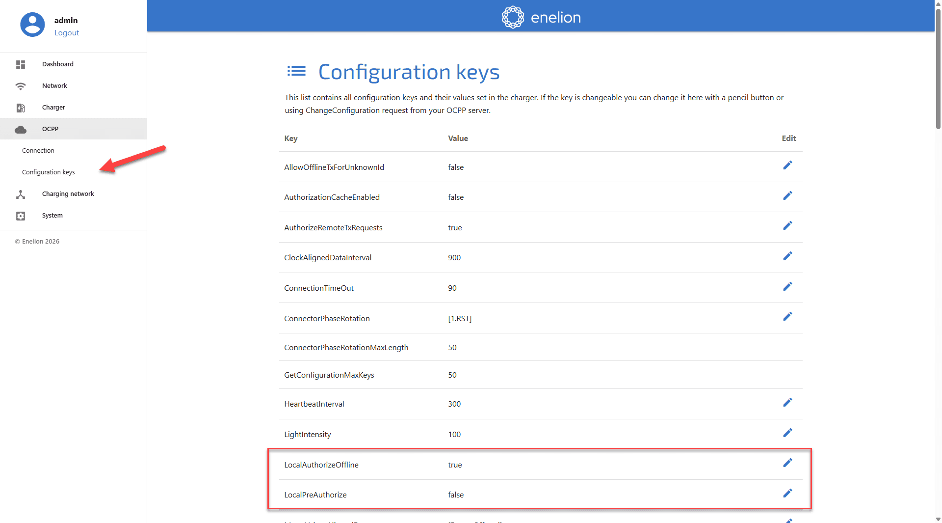 CONFIGURATION-KEYS