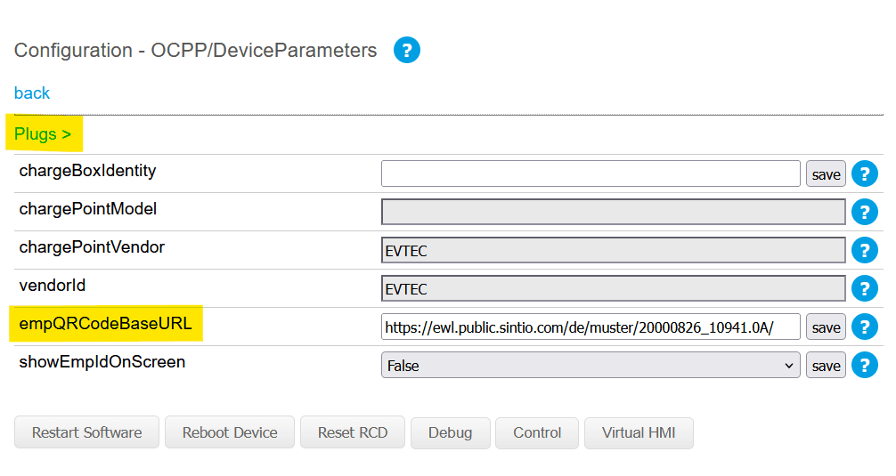 Configurer les paramètres de l’appareil