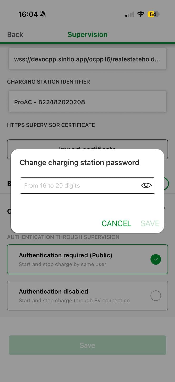 OCPP-PASSWORD